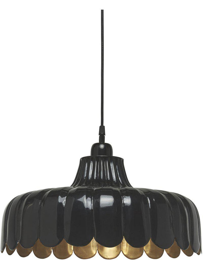 Wells Pendant Lamp Black L