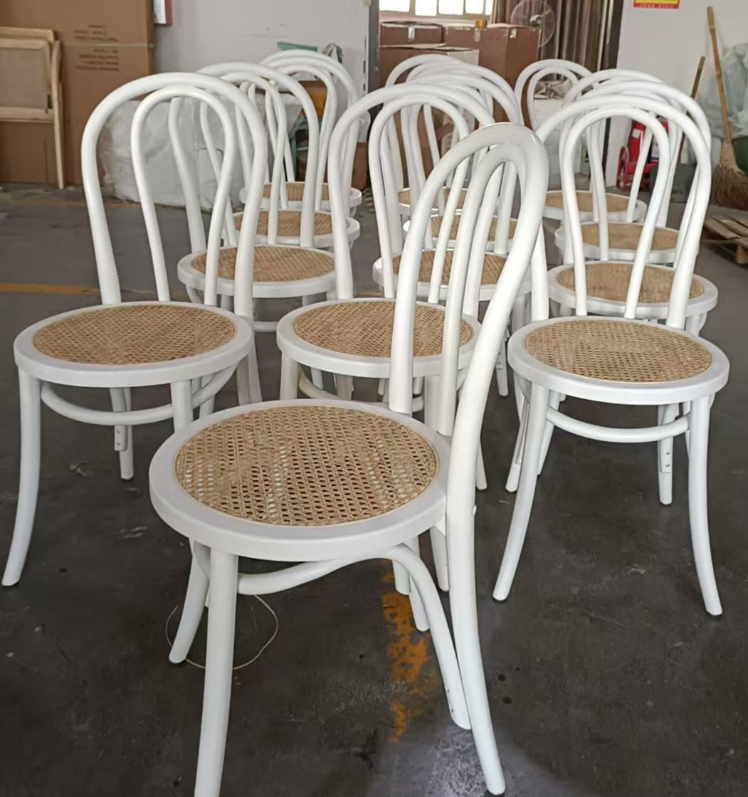 Bistro Bentwood Chair White / Natural