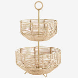 Iron Etagere With Jute