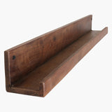 Factory Wall Shelf Small Brown 75cm