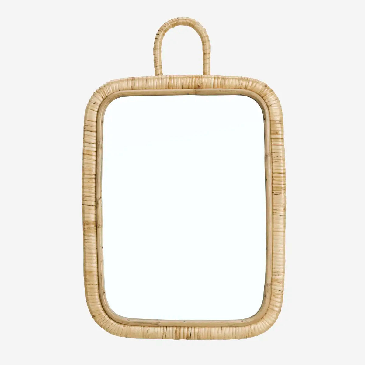 Rectangular Mirror With Cane
