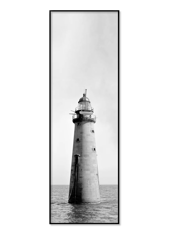 Minot's Ledge Light 20x60 Black Alu Frame