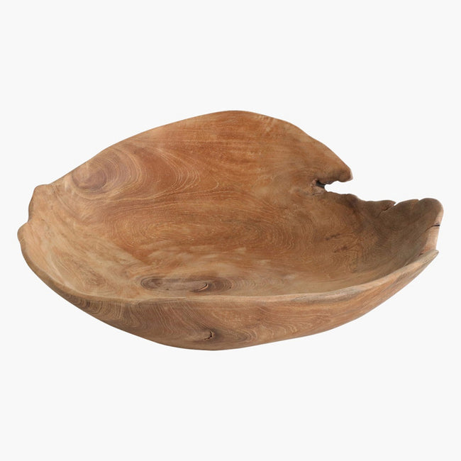Slim Teak Bowl Natural