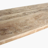 Limewash Folding Market Table Natural