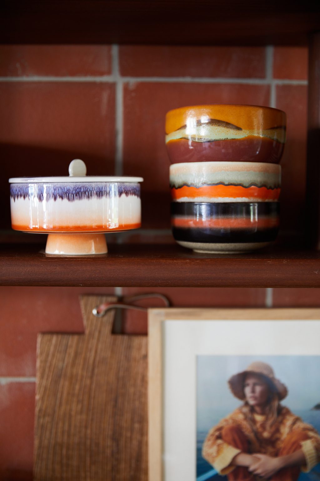 HKLIVING 70s Ceramics: Bonbon Bowl Mauve