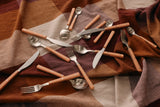 HKliving 70s cutlery: peach set of 16