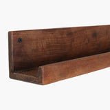 Factory Wall Shelf Small Brown 75cm