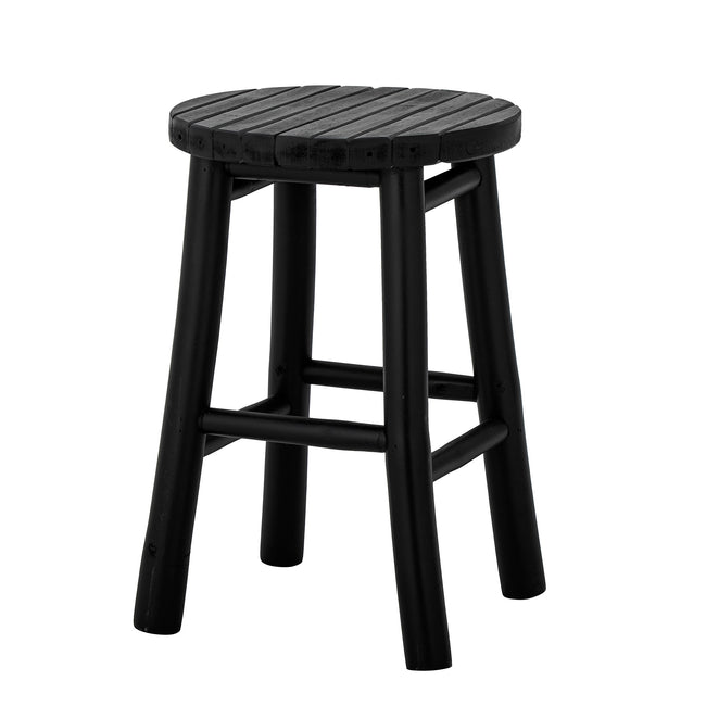 Bilbo Stool, Black, Bamboo