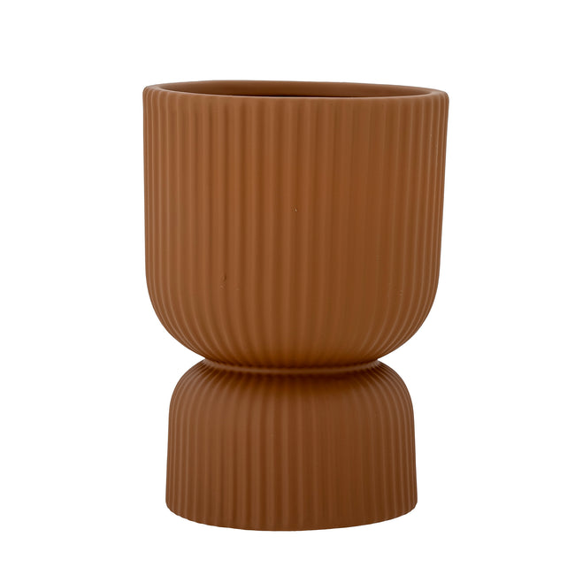 Chila Flowerpot Brown Stoneware