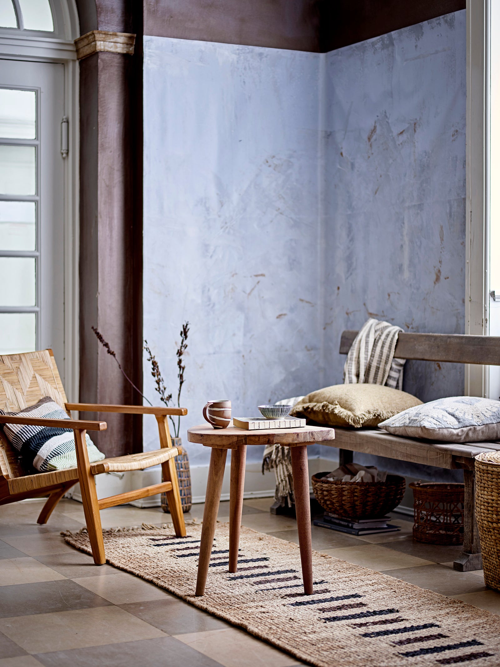 Tudor Sidetable, Nature, Reclaimed Wood - Bloomingville