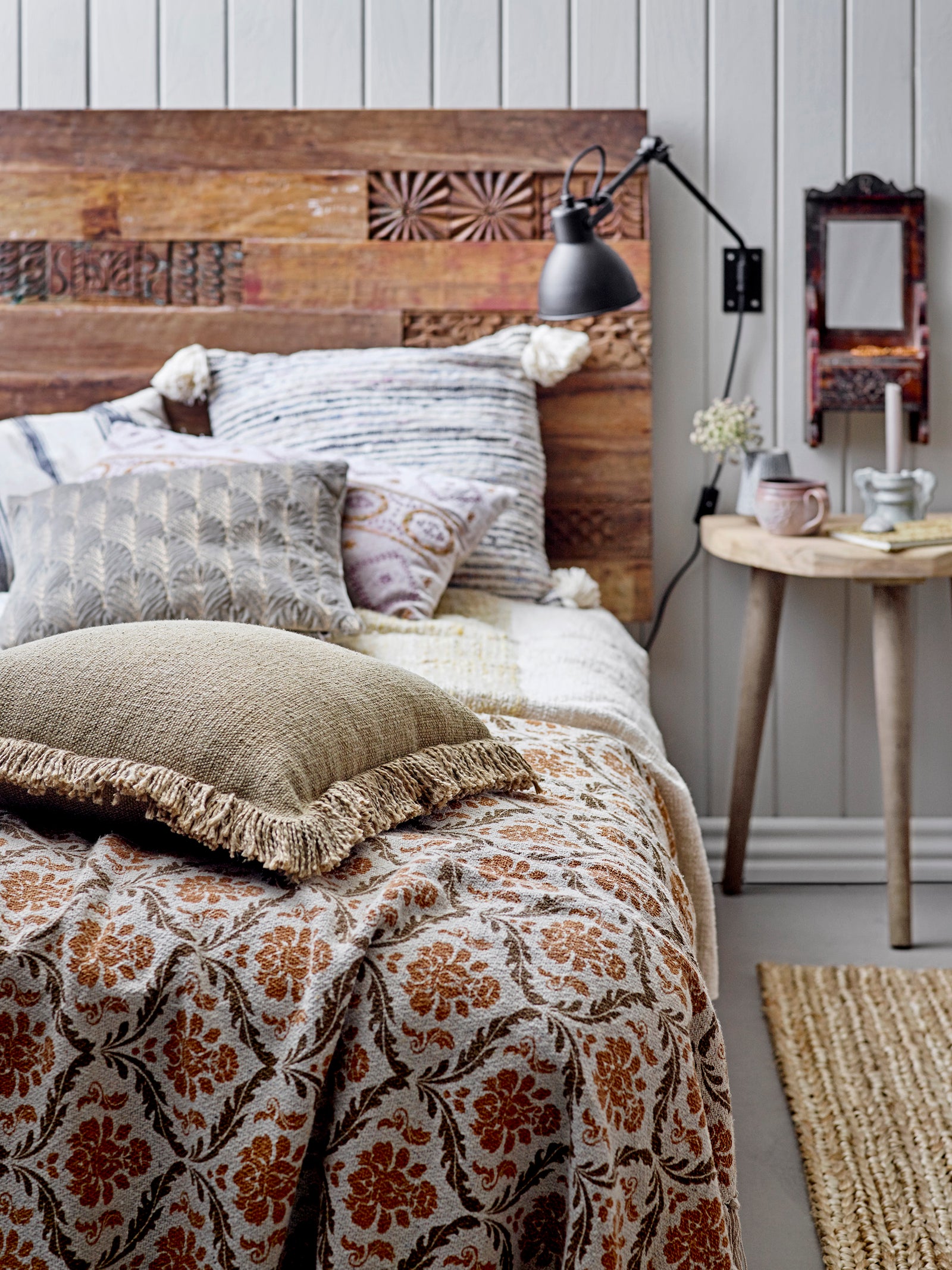Tudor Sidetable, Nature, Reclaimed Wood - Bloomingville
