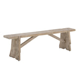 Glendale Bench, Nature, Reclaimed Pine Wood