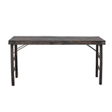 Wooden Antique Folding Desk / Console Table  Black