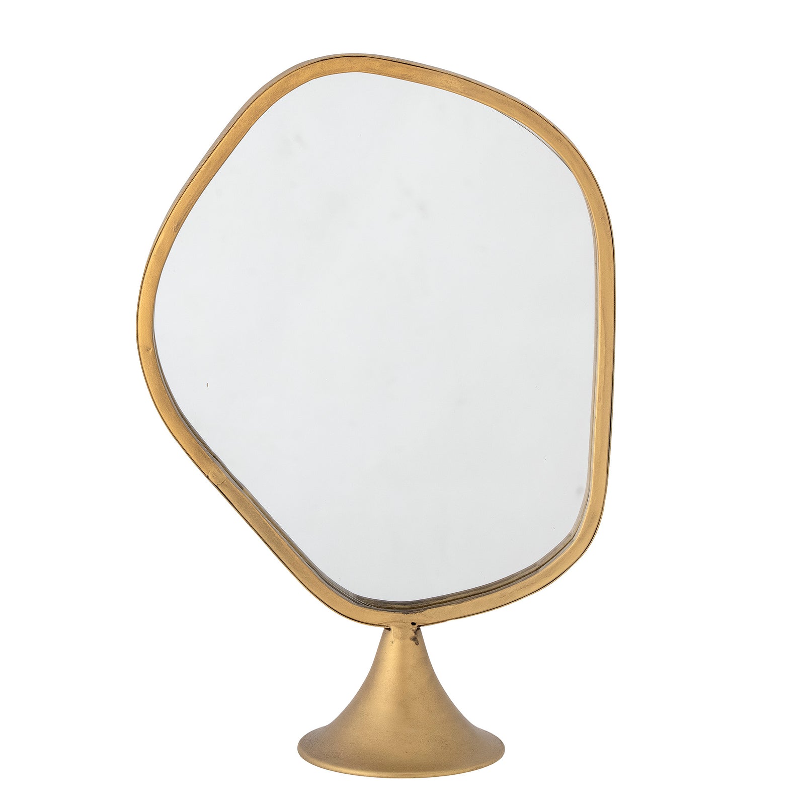 Ania Table mirror, Brass, Metal