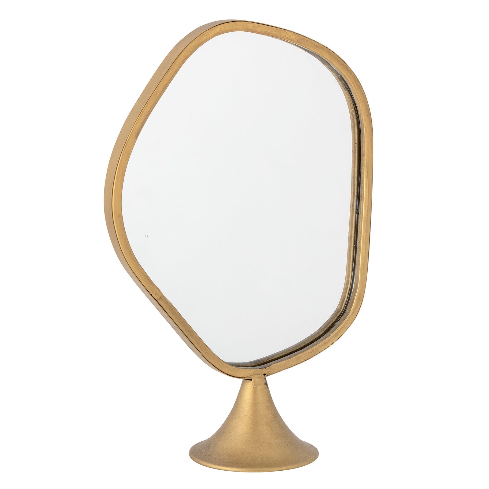 Ania Table mirror, Brass, Metal