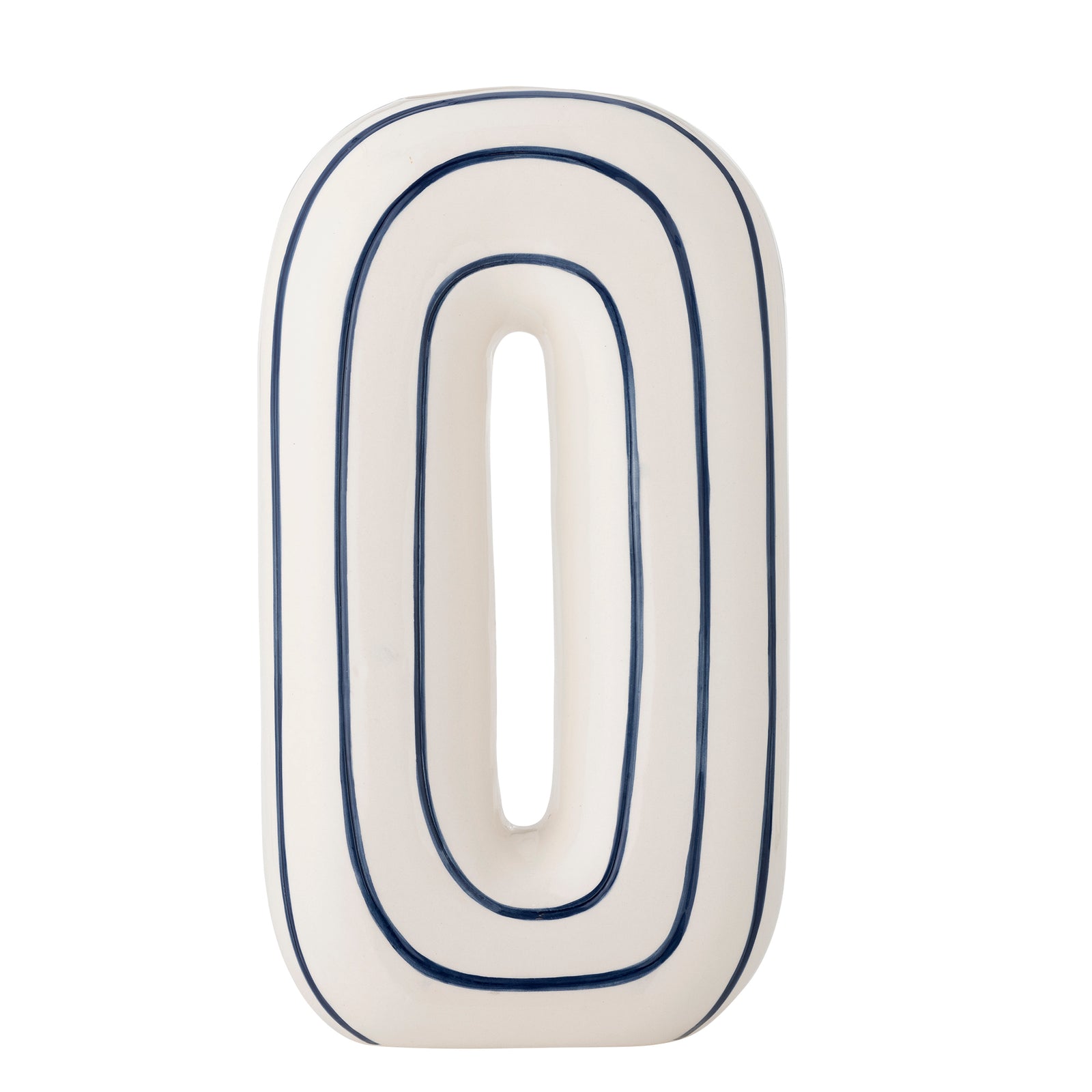 Mae Vase Blue Ceramic