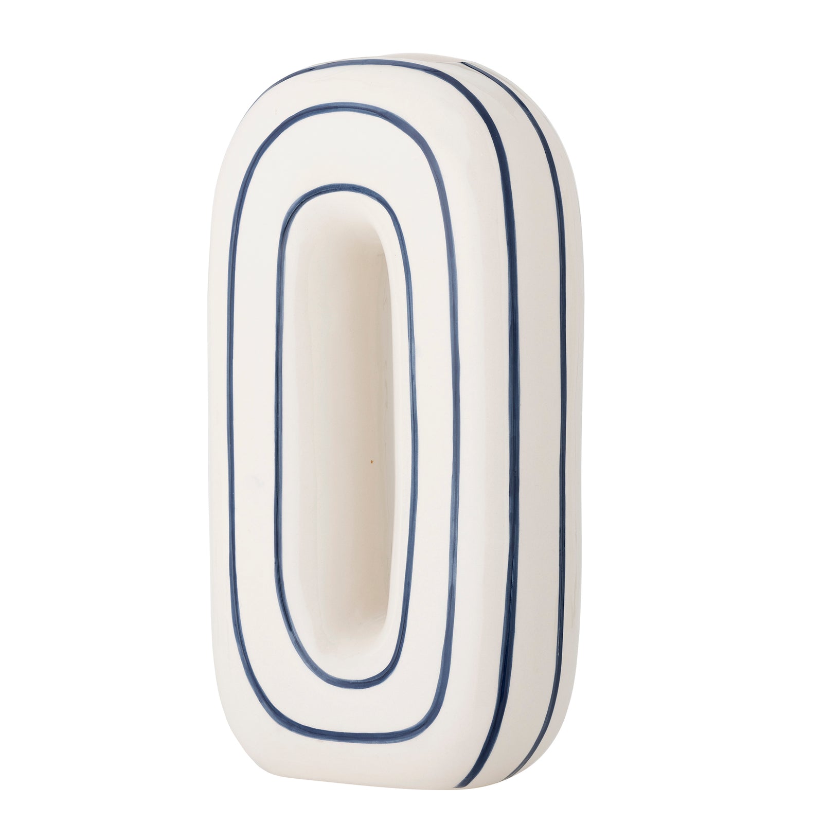 Mae Vase Blue Ceramic