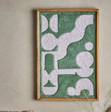 Longton Wall Decor, Green, Wool