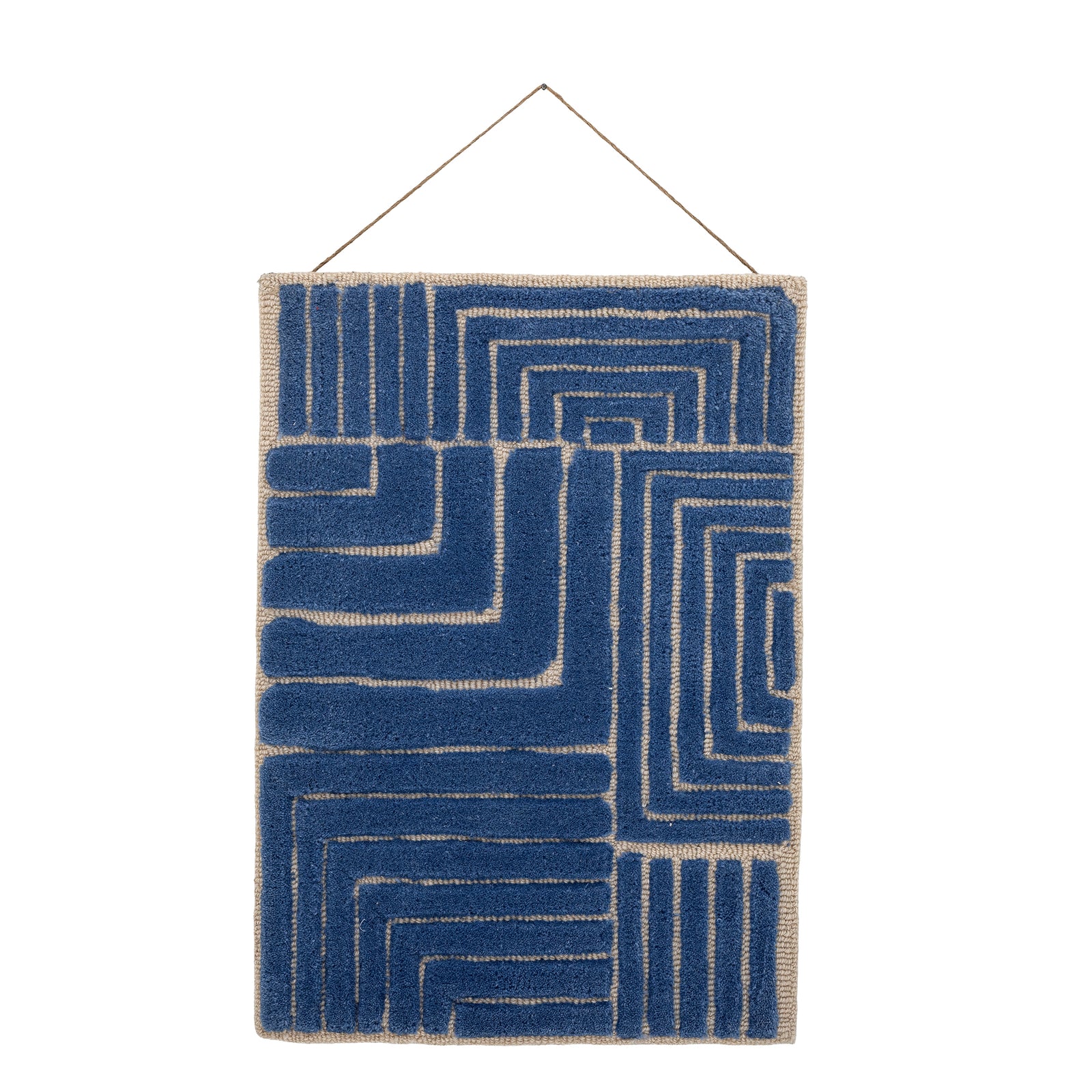 Velva Wall Decor, Blue, Wool