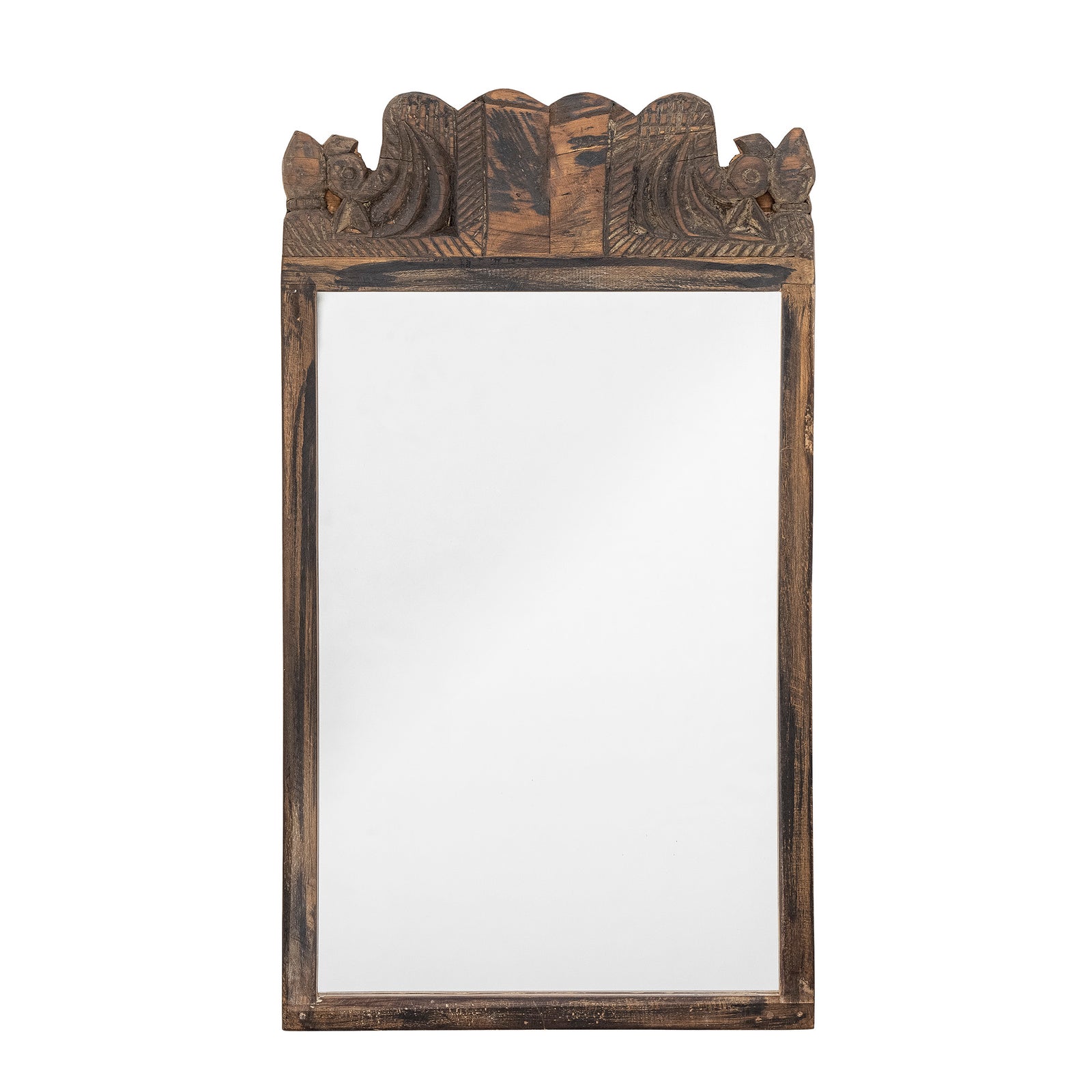 Ayia Wall Mirror, Brown, Reclaimed Wood