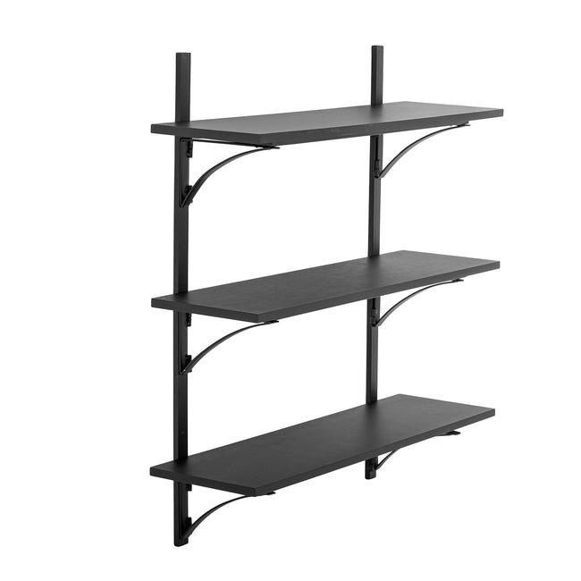 Ewald Shelf Black MDF - Bloomingville