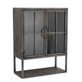Sindre Cabinet, Black, Metal
