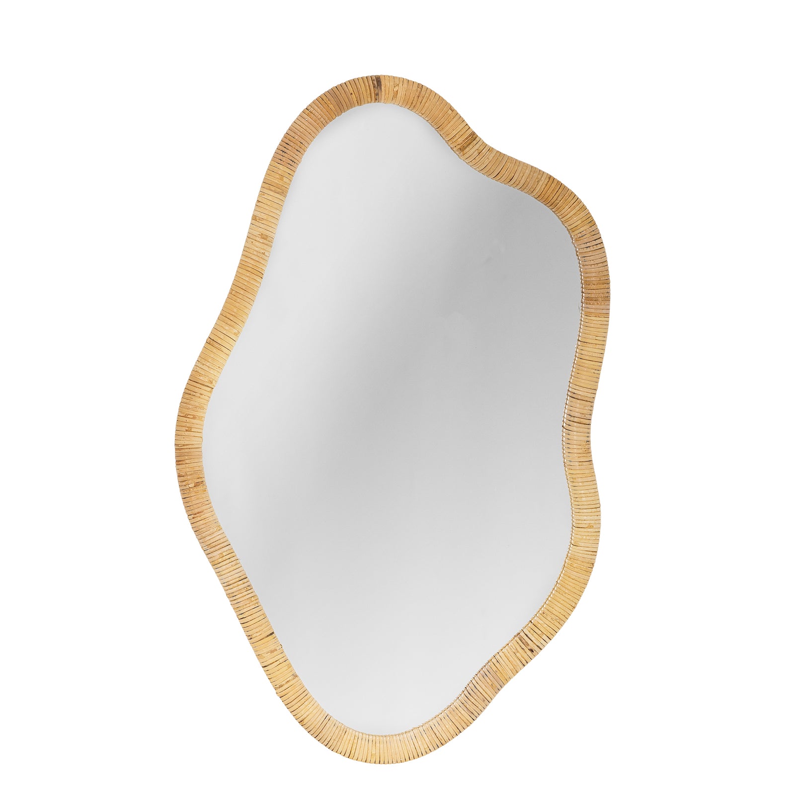 Ashlie Wall Mirror, Nature, Rattan