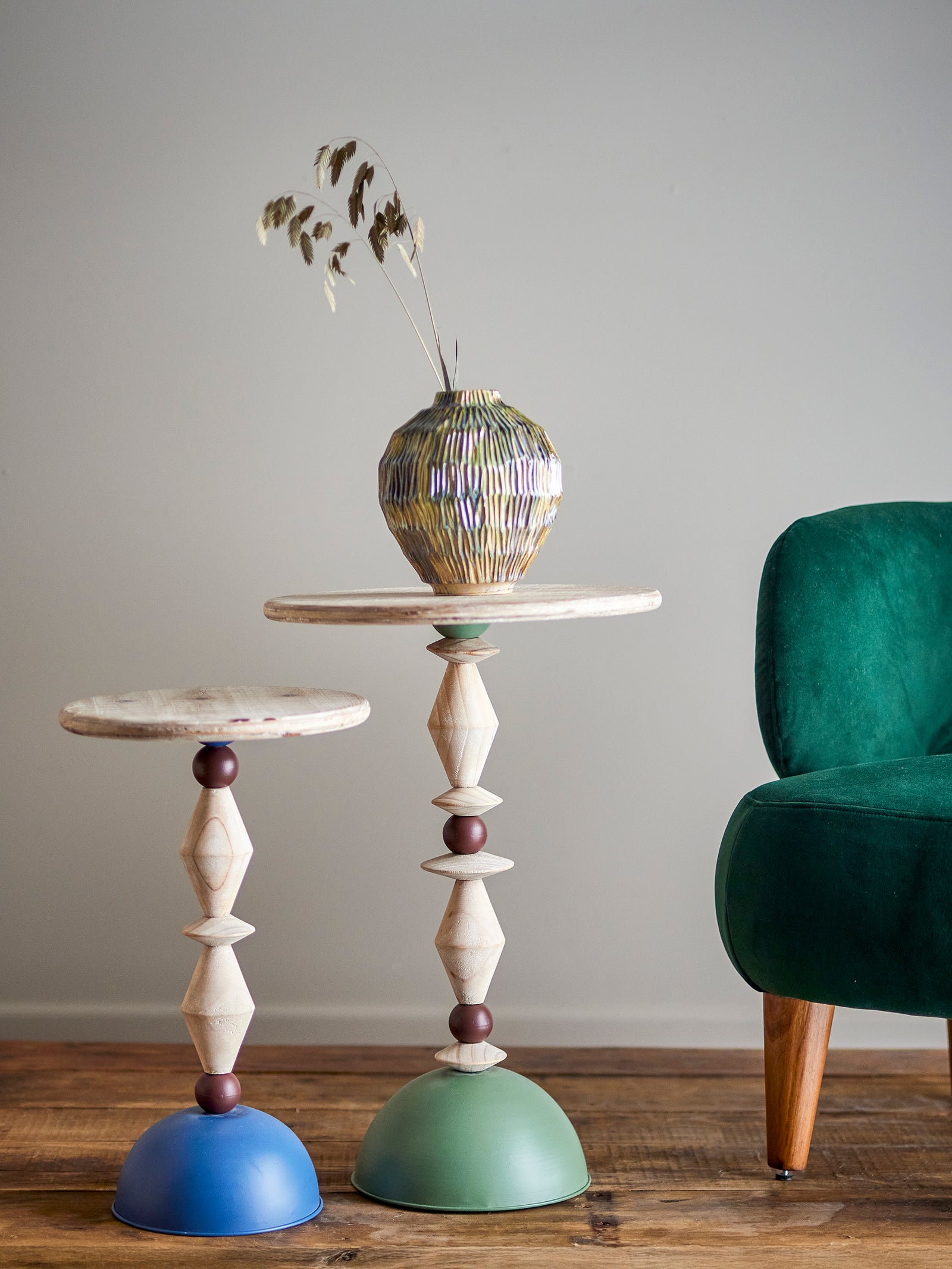 Mannelli Side Table Green Base