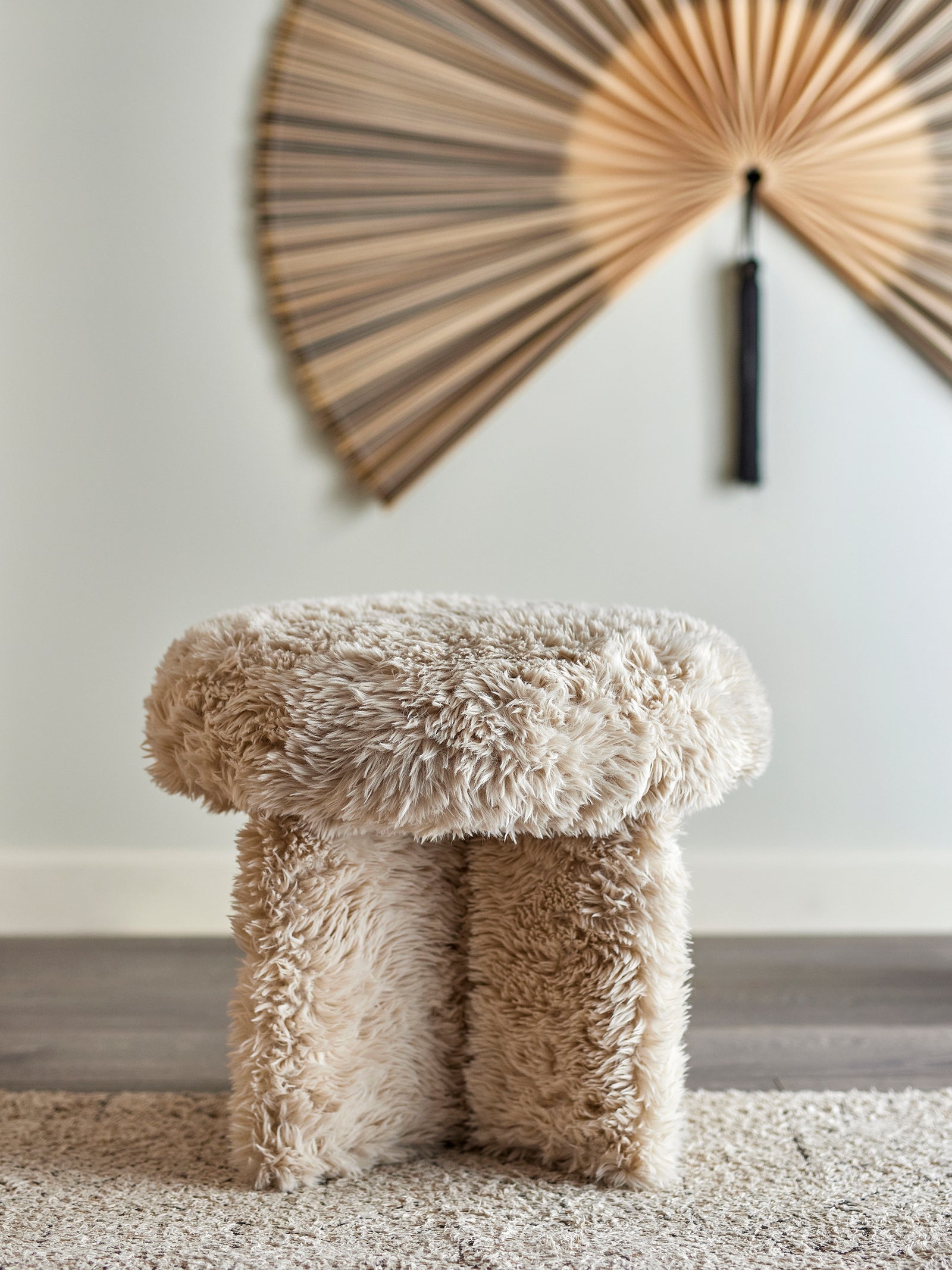 Frikka Pouf Nature, Polyester