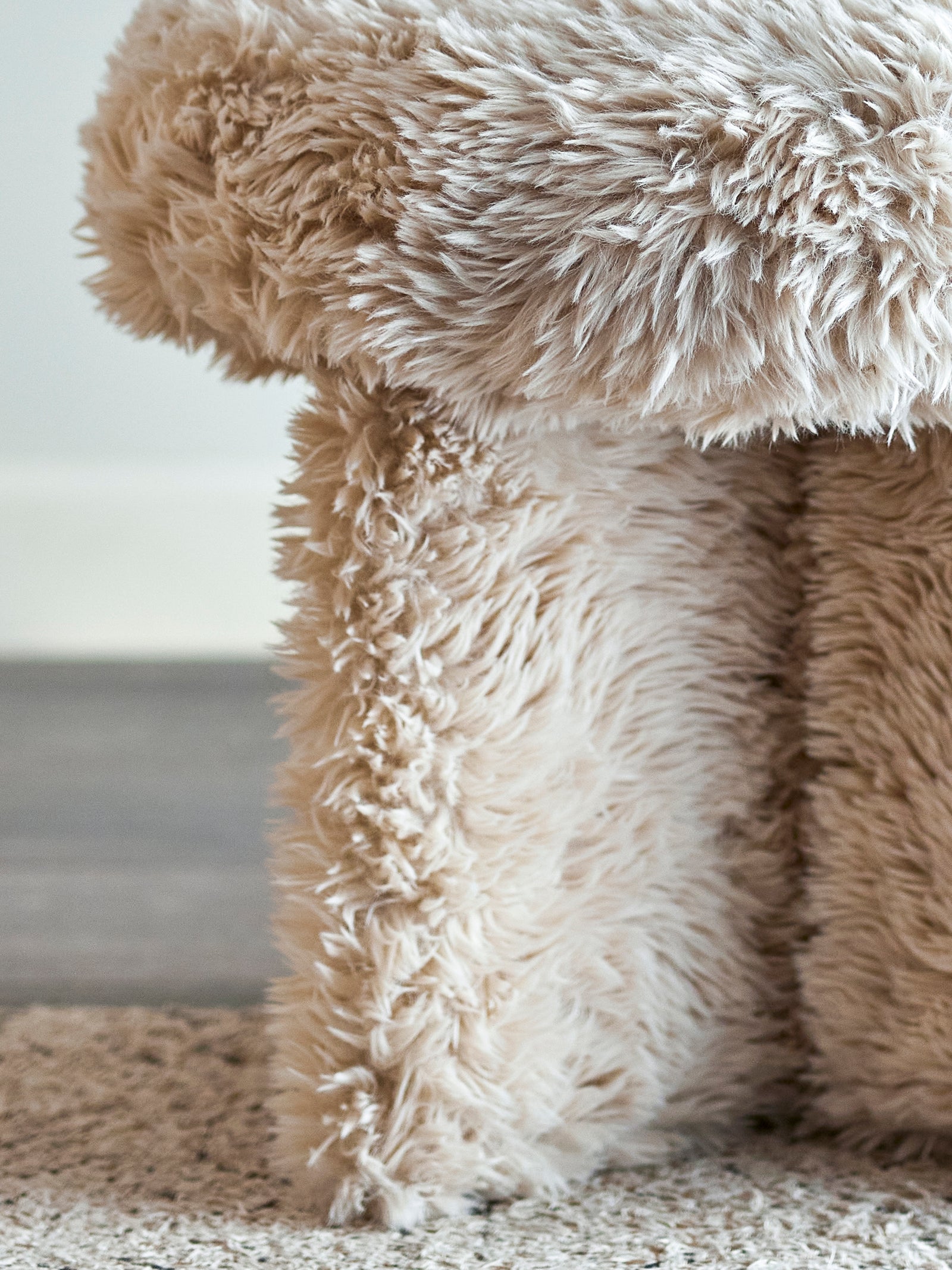 Frikka Pouf Nature, Polyester