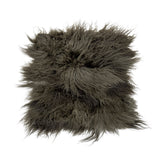 Hilma Seat Pad, Green, Lambskin Tibetian