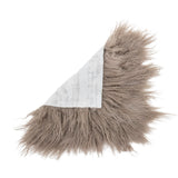 Hilma Seat Pad Grey Lambskin Tibetian
