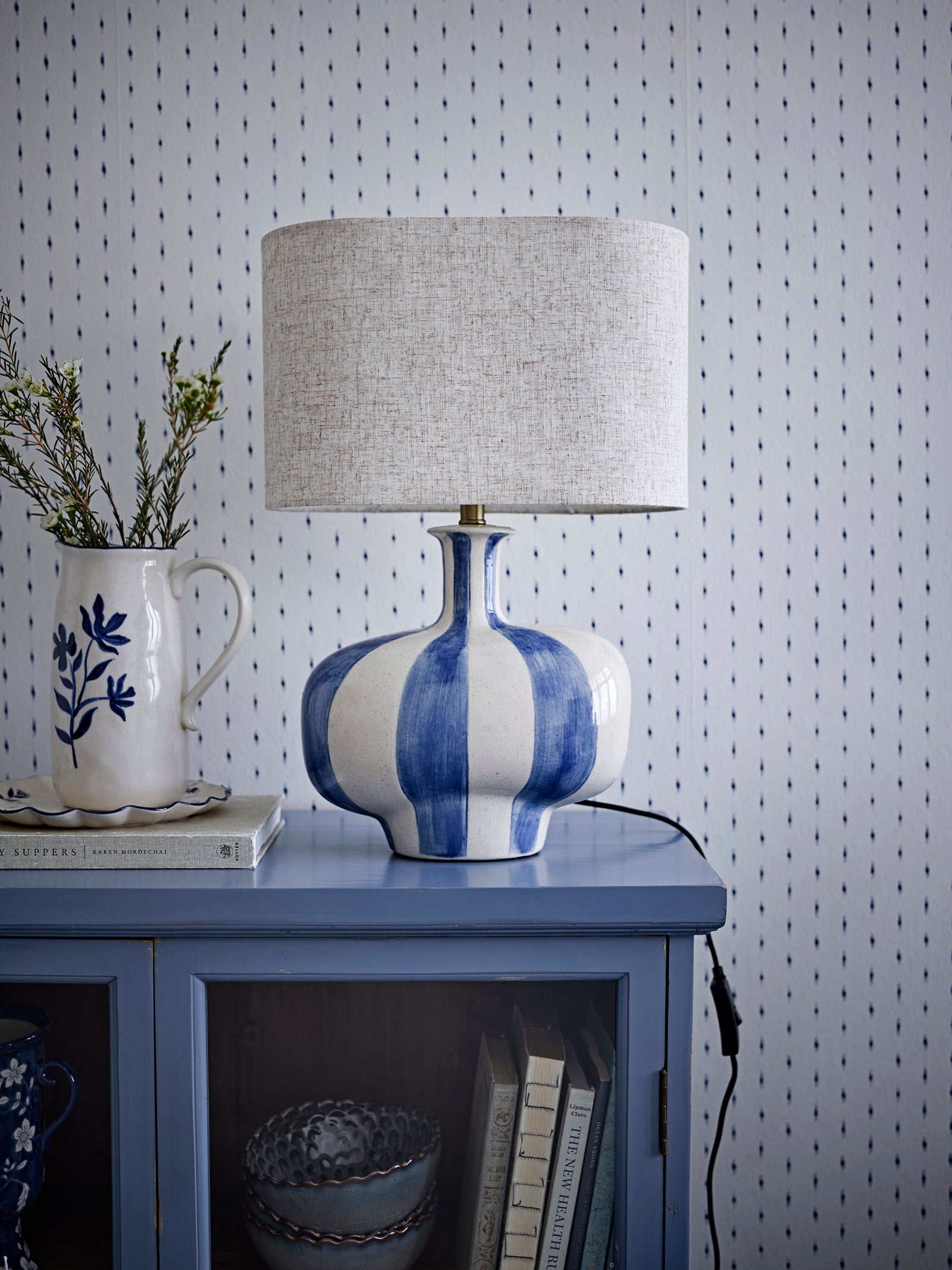 Eimy Jug Blue, Stoneware