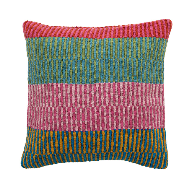 colorful stripe cushion