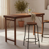 Market Foldable Bar Table Brown