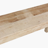 Limewash Folding Bench 120 cm Natural