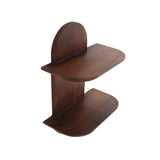 Bullnose wall shelf double
