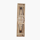 Limewash Folding Console Table Natural