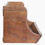 Factory Garage Wall Shelf 60 cm Brown
