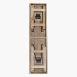 Limewash Folding Bench 120 cm Natural