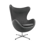 Jacobsen Style Egg Chair Charcoal Cashmere