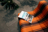 HKliving Lazy Lounge Chair Retro Striped