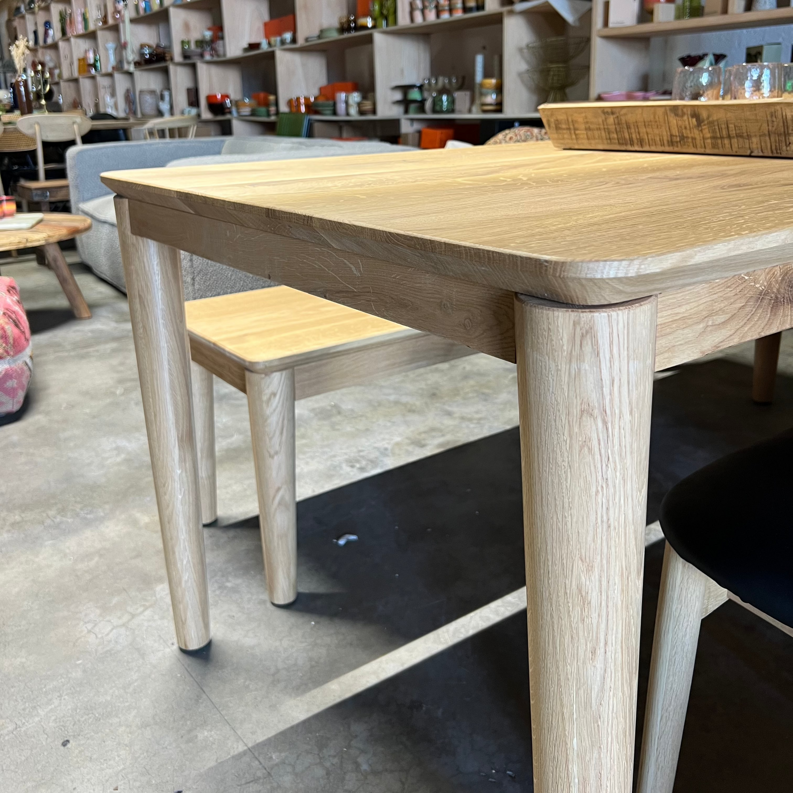 Solid Oak Luna Dining Table