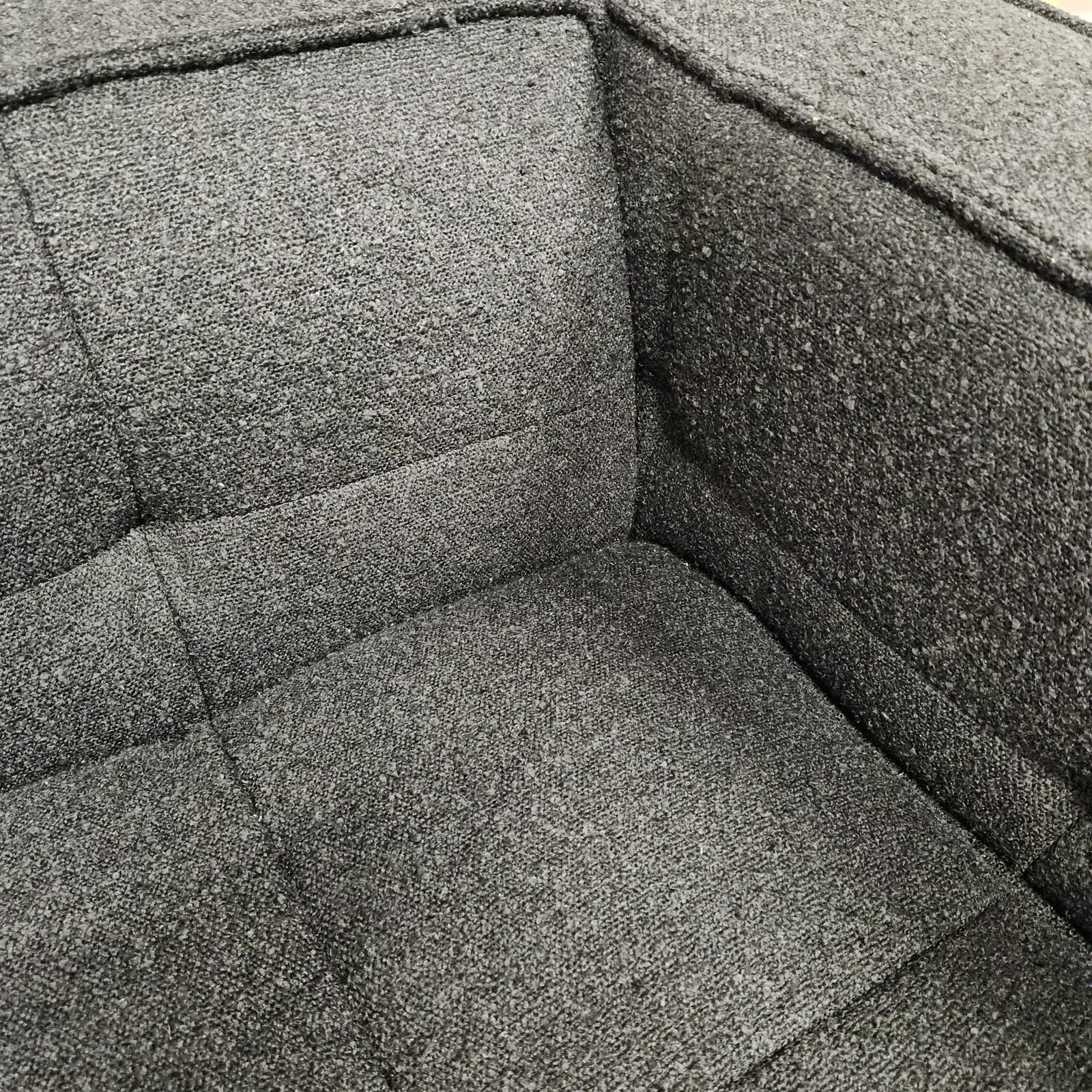 Cubic Studio Sofa Brick Black Boucle 2 Seater