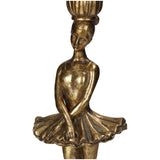 Candle Stick Ballerina Gold