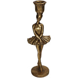 Candle Stick Ballerina Gold