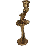 Candle Stick Ballerina Gold