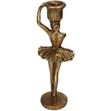 Candle Stick Ballerina Gold