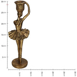 Candle Stick Ballerina Gold