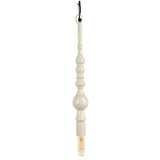 Pendant Light Aluminium Ivory 7.5x7.5x51cm